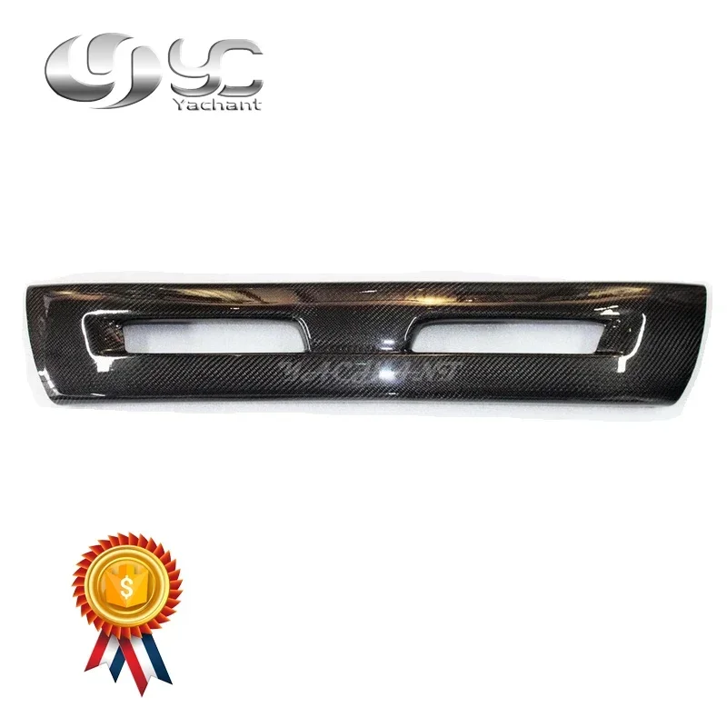 

Carbon Fiber VS Style Front Grille Front Bumper Garnish Cover Fit For 2008-2017 Mitsubishi Lancer Evolution EVO 10 X