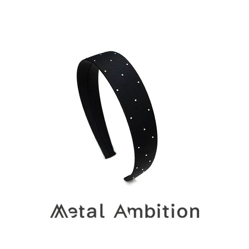 ブラックワイドエッジヘアバンド女性用多用途エレガントでファッショナブルなヘアクリップあらゆる種類のヘアスタイルに適したスタイリッシュなヘアバンド