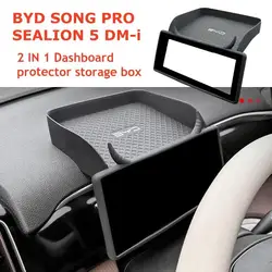 For BYD SONG PRO SEALION 5 DMi Dashboard Storage Box Screen Protector 2026 2025 2024 Car Interior Accessories