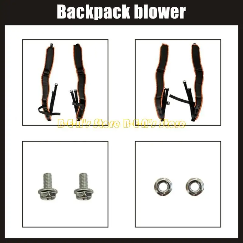 y1ad طول حزام الكتف قابل للتعديل ل Br800/br800x حقيبة الظهر bower blower استبدال حزام تسخير يعزز الاستقرار