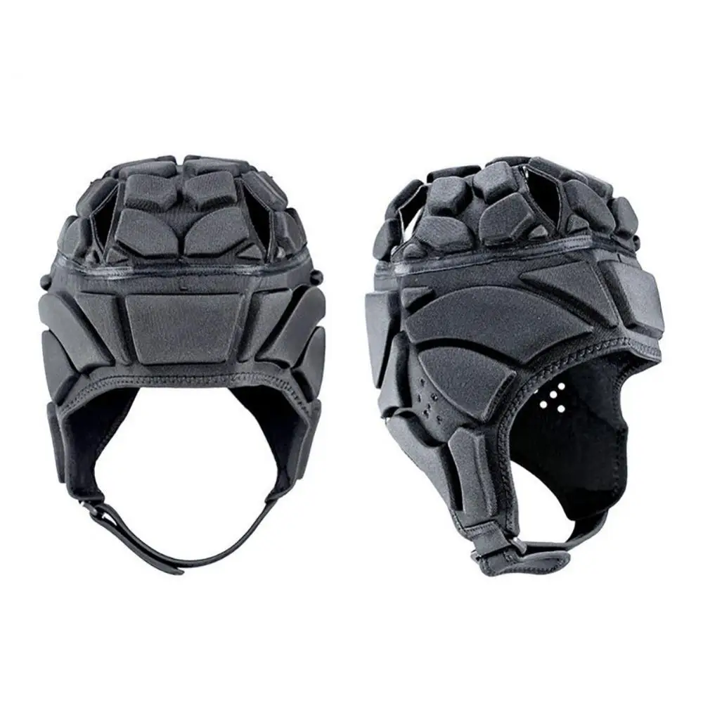 Rugby Helmet Kids Adult Rugby Soccer Goalkeeper Helmet Thick EVA Sports Rugby Scrum Caps Head Goalie Head Protector Cap