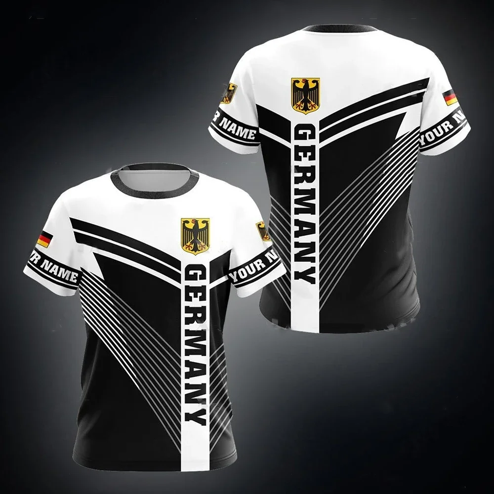 Fashionable and Lnteresting Germany Pictures For Men's T-Shirts Trend Digital Printing Casual Round Neck Short Sleeved image 5