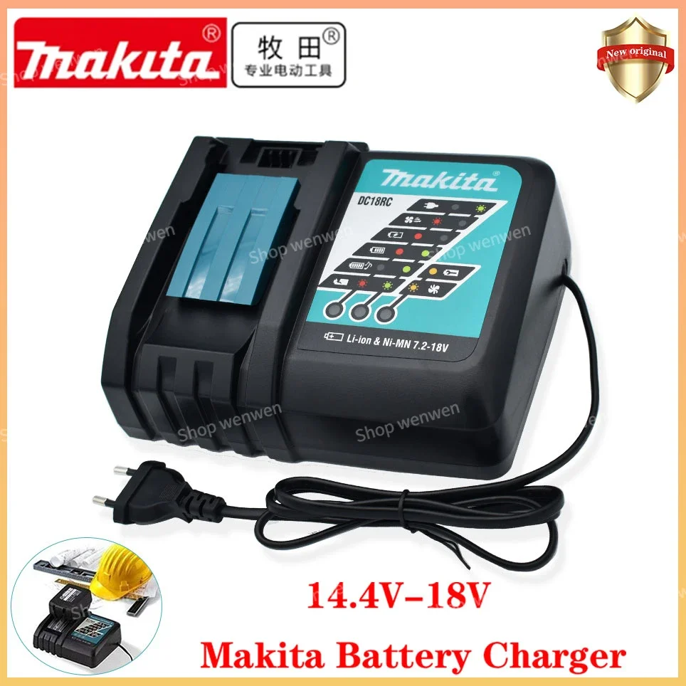 

Оригинальное зарядное устройство Makita DC18RC, Makita 3A 6A 14,4 V 18V Bl1830 Bl1430 BL1860 BL1890, зарядное устройство Usb 18VRC