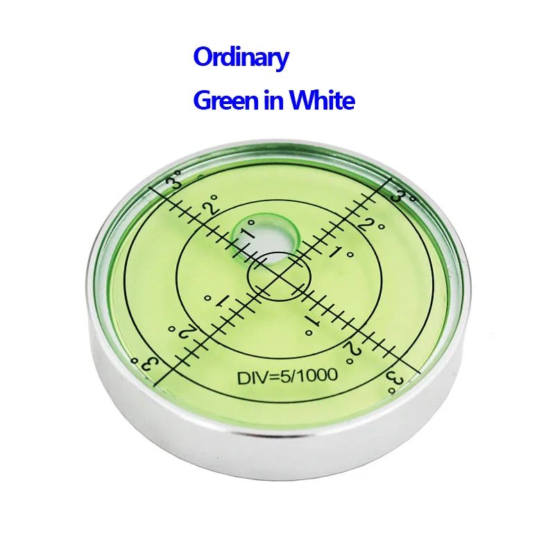 Imagem -05 - Circular Nível de Espírito Bolha Fábrica Vendas Diretas Universal Metal Talão Diâmetro 60 mm Magnético Luminoso Disponível Peças