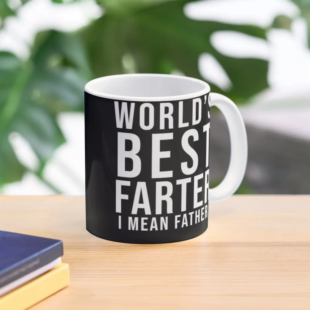 World's Best Farter I Mean Father T Shirt Funny Fathers Day Shirt Husband Shirt Fathers Day Gift Funny Dad Shirt Fath Coffee Mug