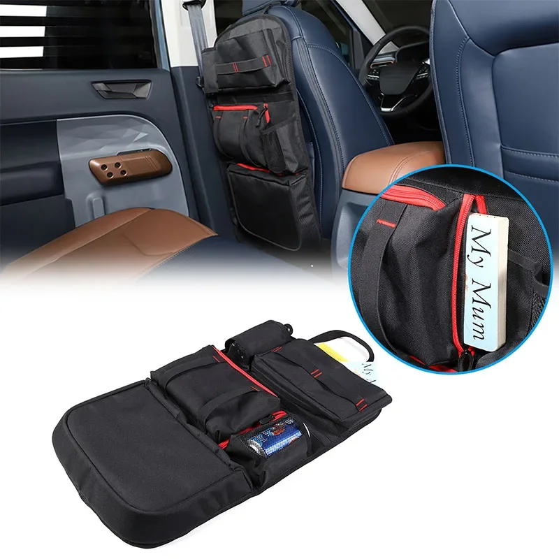 

For Ford Maverick 2022+ Car Seat Back Storage Organizer Bag Multifunction Storage Box Stowing Tidying Pocket Accessories 1 Pcs