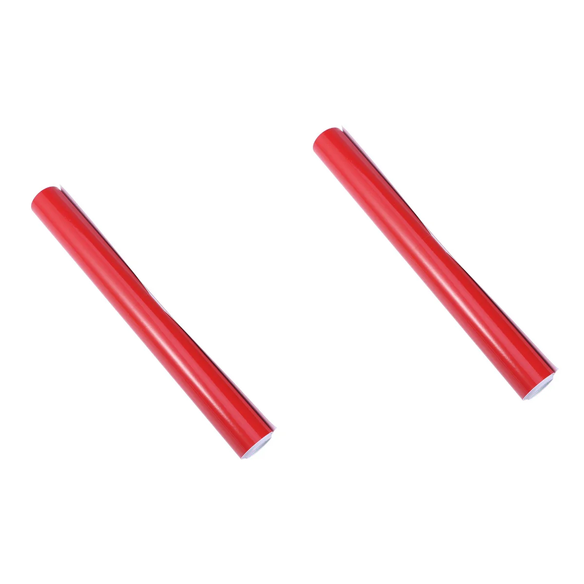 

2 Count Car Sticker Film Waterproof PVC Red Decor Window Stickers Paint Surface Motorcycle