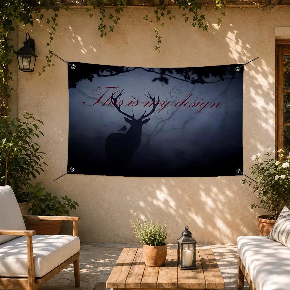 Bold Show Hannibal Flags Room Bedroom Home Outdoor Wall Hanging Concert Printed Background Decoration Art Banne