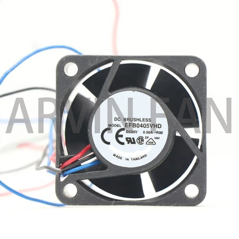 

Original 40mm 5V Fan EFB0405VHD 4020 4cm 0.50A Server Inverter Axial Cooling Fans