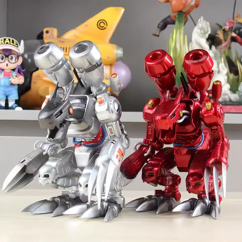 

Digital Monster Four Heavenly Kings Mechanical Evil Dragon Beast Handmade Anime Peripheral Mechanical Beast Figure Model Gift