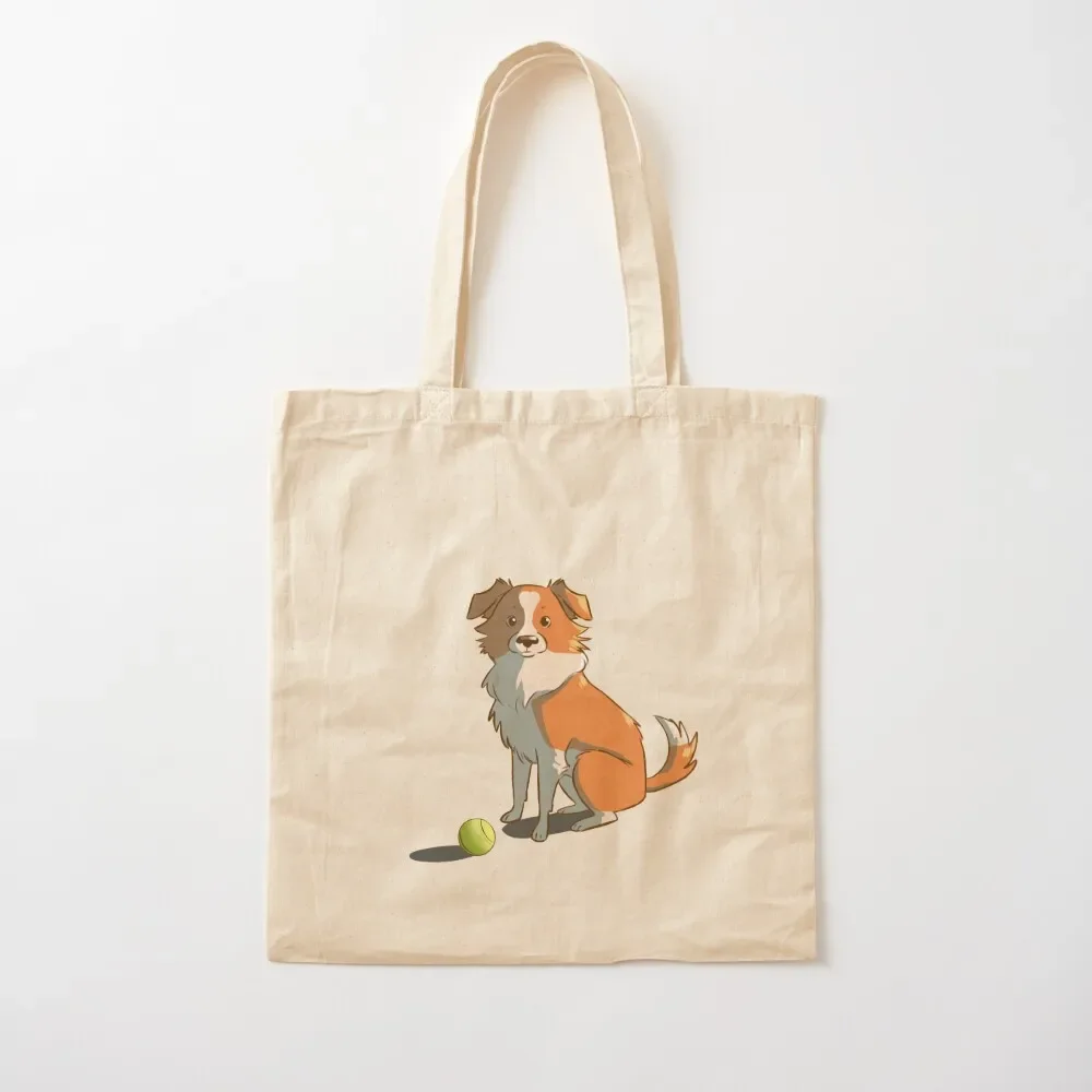 

Red Border Collie Tote Bag Canvas canvas bags Tote Bag