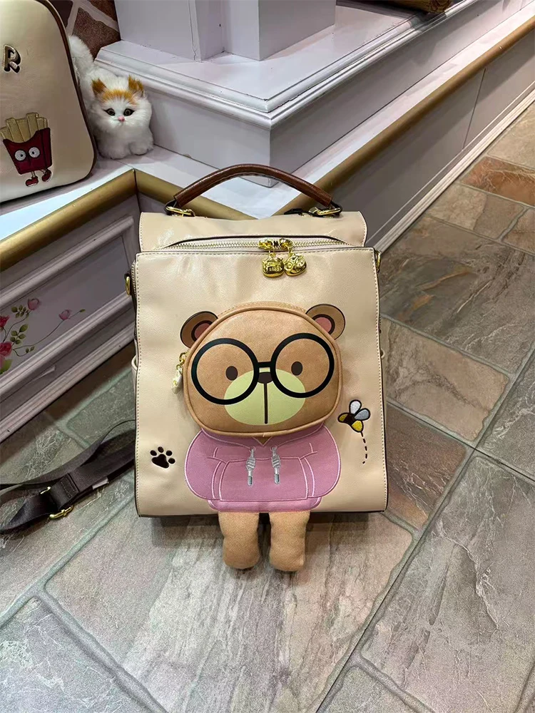 sac-a-dos-pour-femme-de-grande-capacite-design-original-cream-bear-sac-a-bandouliere-de-voyage-sac-a-main-detachable-en-cuir-pu-souple