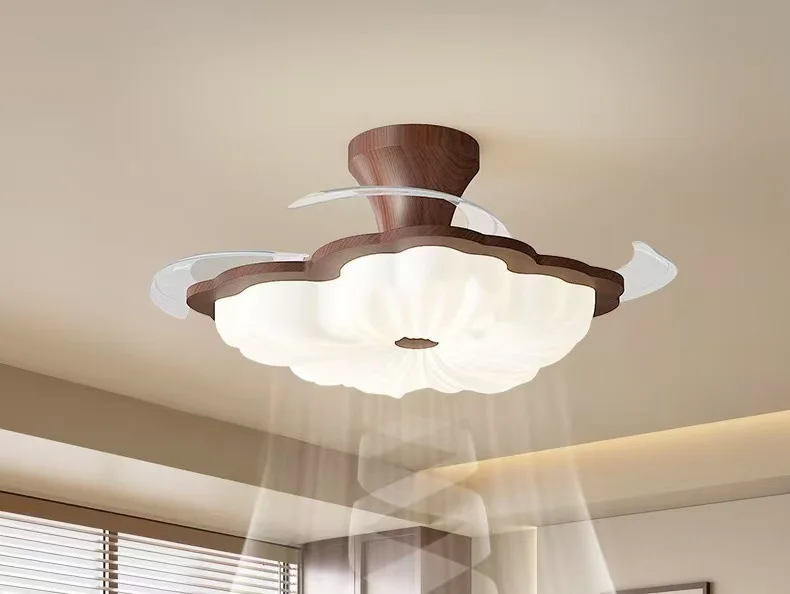 Nordic Luxurious Resin Ceiling Fan Light For Living Room/Bedroom | DecorPendant Lamp | Leselampe