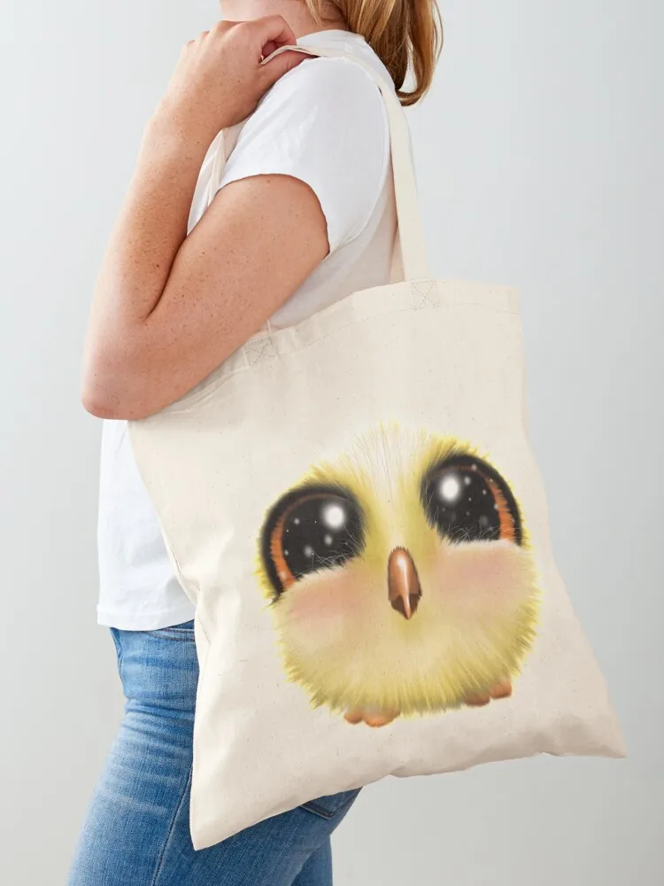 

Yellow, fuzzy, big eyed chick Tote Bag Large bags for women shopping bag woman shopping bag Shopping bags