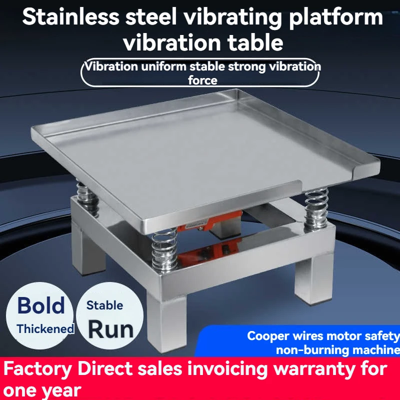 110V 220V Concrete Vibrating Table 35*35CM Chocolate Vibration Table Vibration Test Bench Test Block Vibration Platform