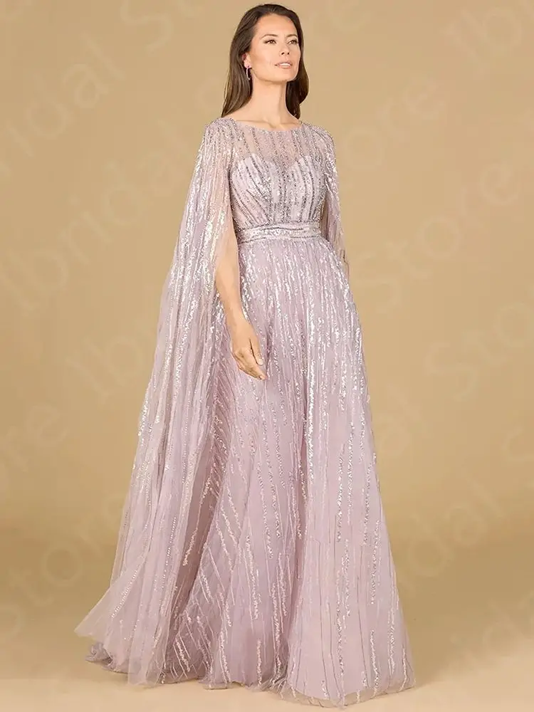 Rotterdam-Robe rose pâle pour mère du marié, robe à paillettes pour femme, robe de soirée de mariage personnalisée, tout ce qui est pour femme, 2024