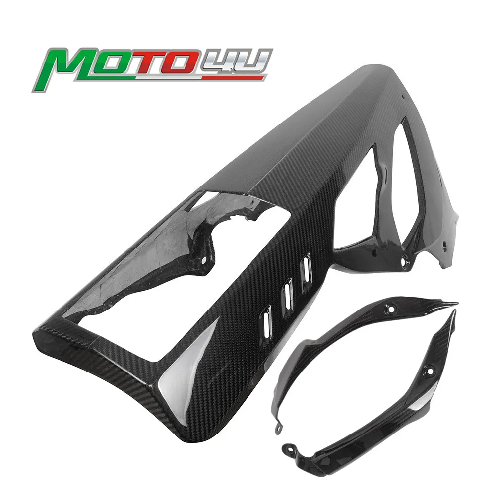 Für BMWS1000RR BMW S1000RR 2023 2024 Motorrad Zubehör Reinem Kohlenstoff Längere Bauch Pan Undertray Untere Verkleidung Kits