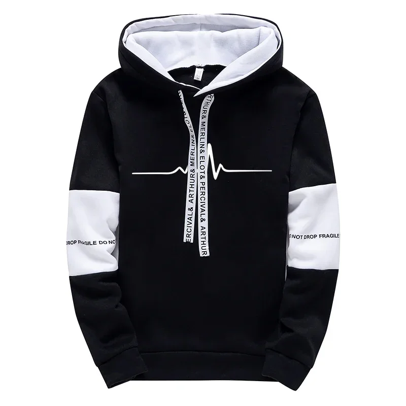 Men's Tracksuit Quality Casual Hooded Sweatshirts Outdoors Sports Jogging Clothing Autumn Winter Versatile Single Hoodies Pants view 6