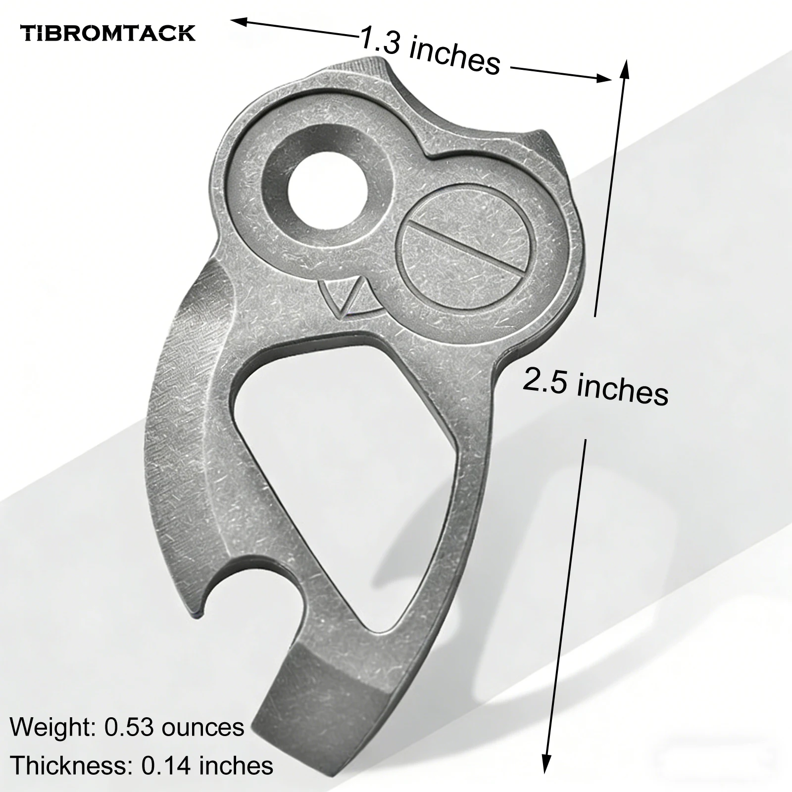 

Титановый брелок для ключей EDC, открывалка для бутылок, мини-многофункциональный инструмент с монтировкой, милый дизайн совы, аксессуары для ключей для мужчин и женщин