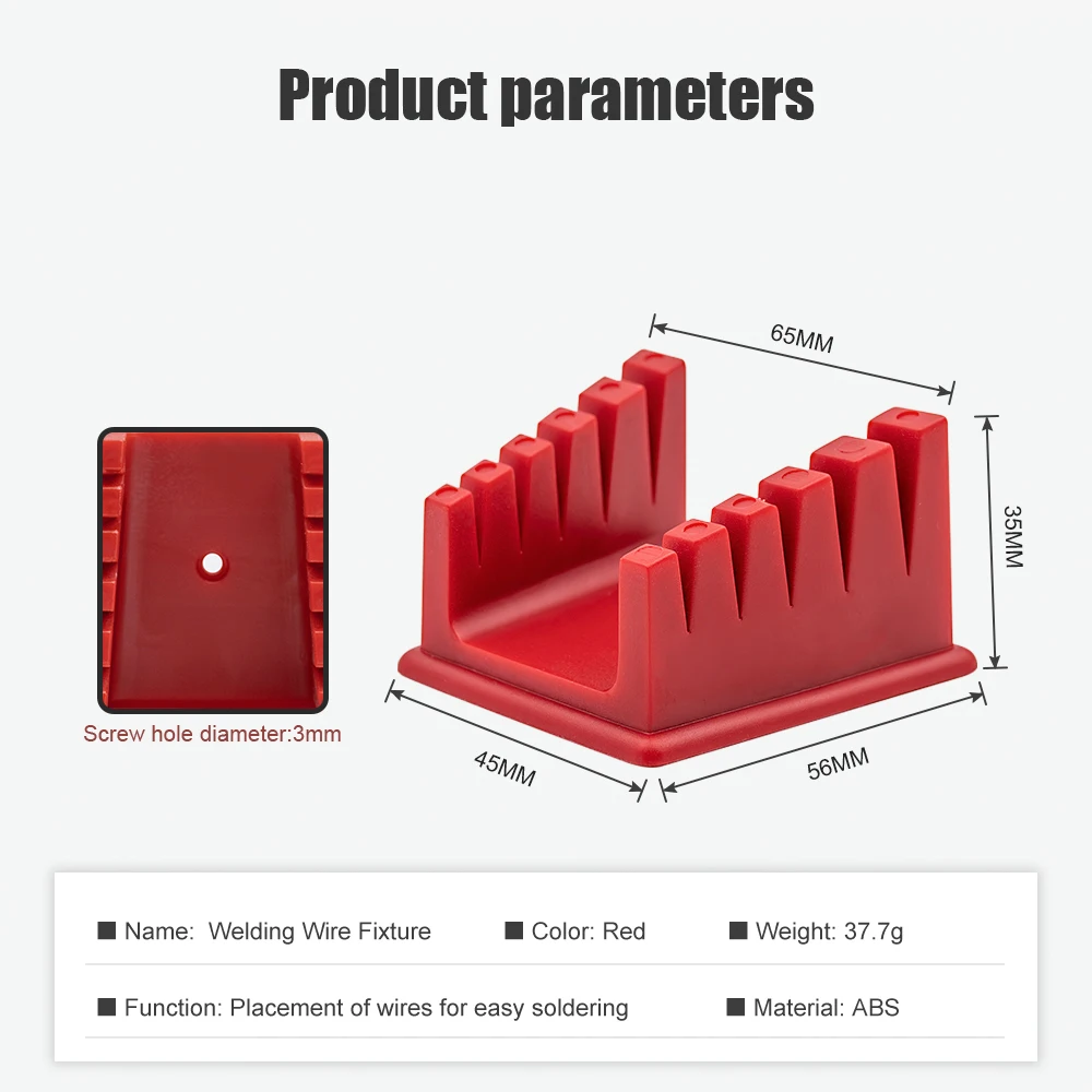 Morsetto da tavolo per saldatura Morsetto per filo Staffa per apparecchio di saldatura Morsetto per filo da banco Morsetto di spessore per saldatura con spelafili Fai da te