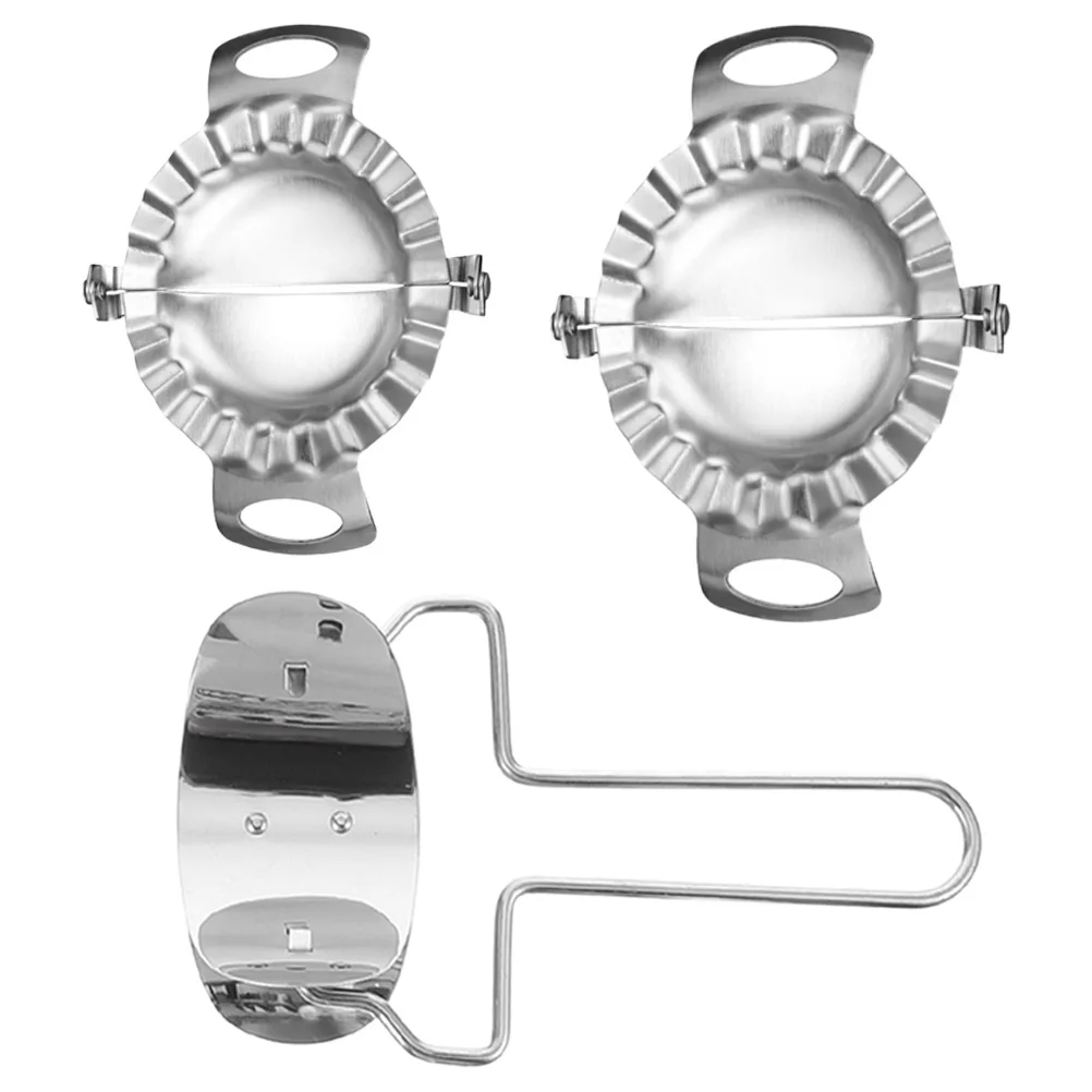 

1Set Dumpling Maker Mold Stainless Steel Kitchen Gadget for Dumplings Empanadas Ravioli Mini Pies Dumplings Cutter