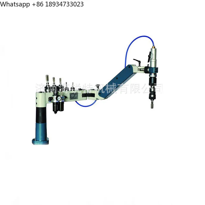 High Precision High-Accuracy M3-27 Pneumatic Bench Drilling Machine Flexible Arm 360 Degree Tap 220V CNC 60mm Max Drilling Dia