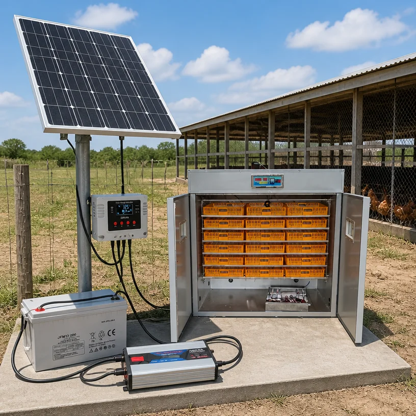 Advanced Full Automatic 1584 Eggs Setter Solar Incubator Digital Poultry Farming Equipment Egg Incubator