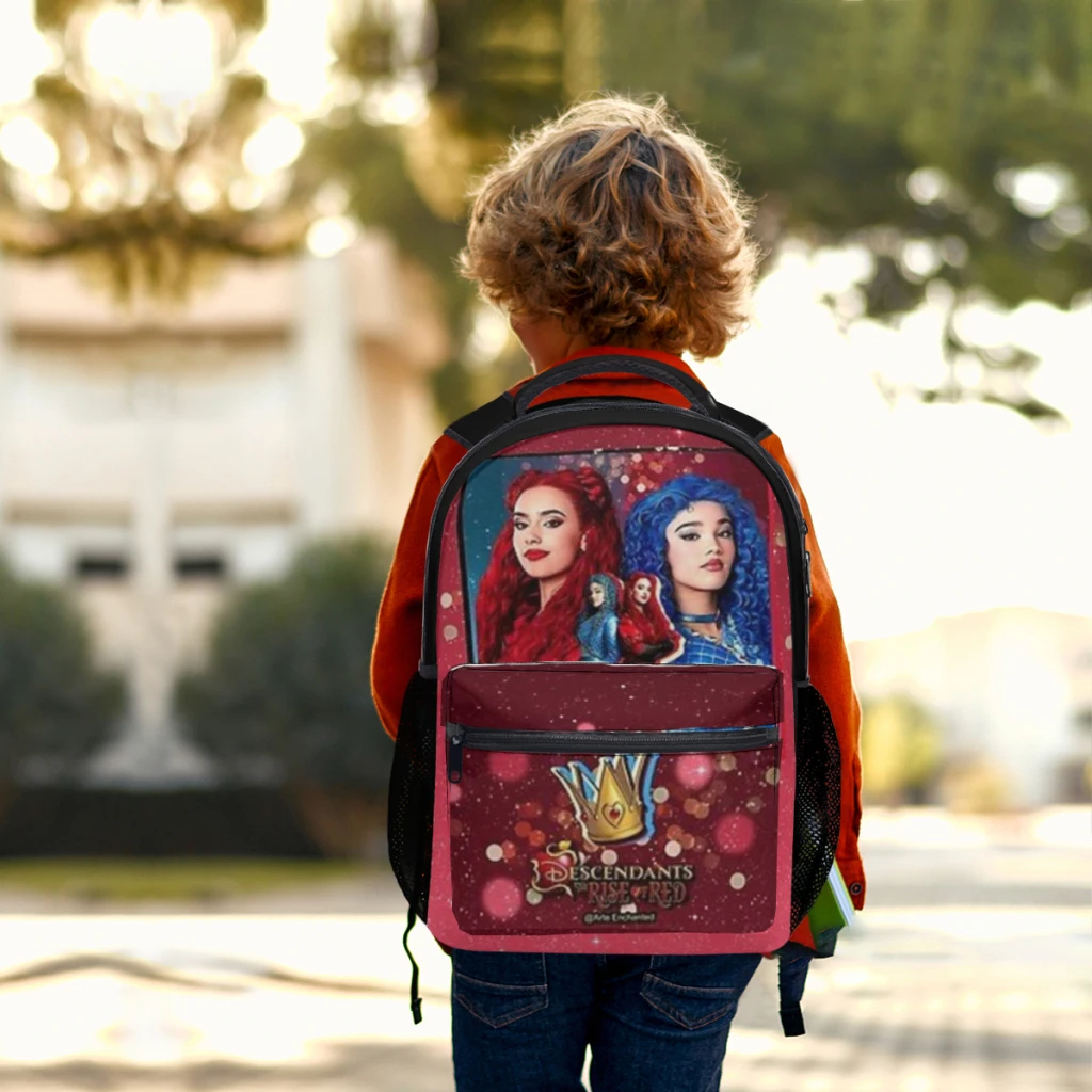 Descendants 4 The Rise Of Red - Versatile Backpack Large Capacity Waterproof Backpack Washable Computer Bag Unisex