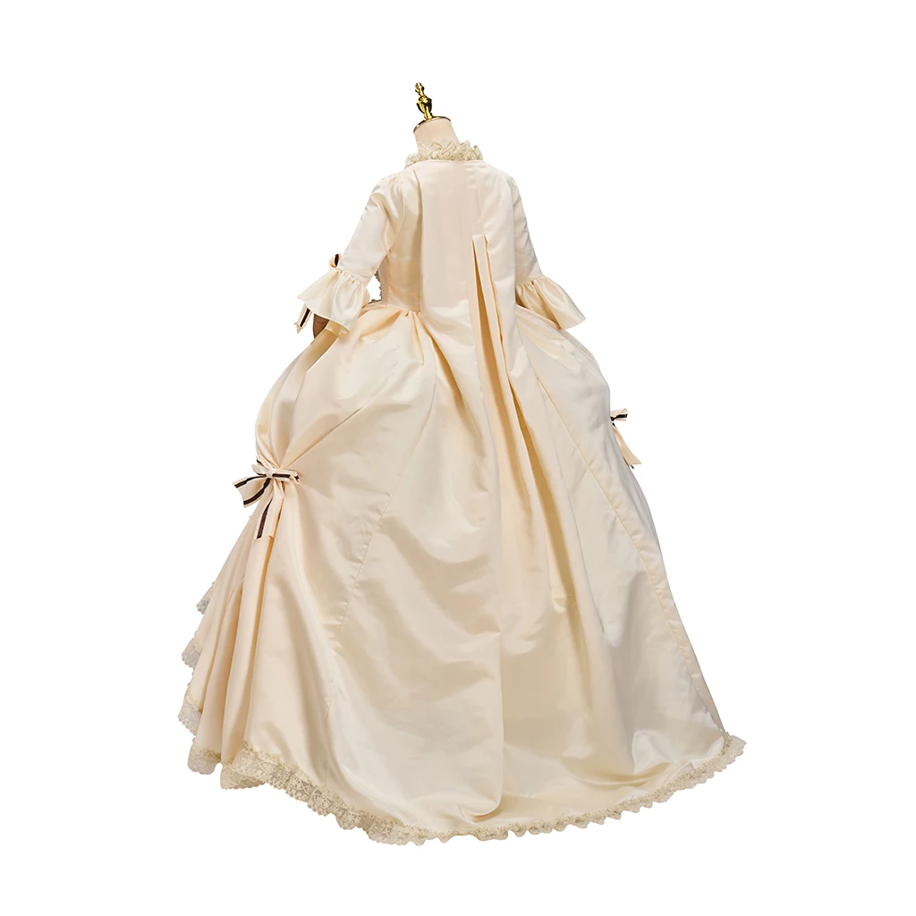 Rococo Marie Antoinette Queen Dress 1770s Noble Women Ball Gown Princess Royal Court Robe la Francaise Sack Back Dress - view 4
