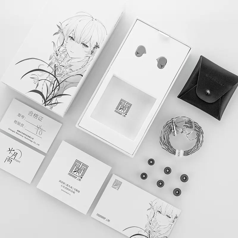 سماعات أذن MOONDROP LAN HIFI سلكية IEM بقطر 0.78 ملم مع غشاء مركب مطلي بالبريليوم وكابل قابل للفصل - 5