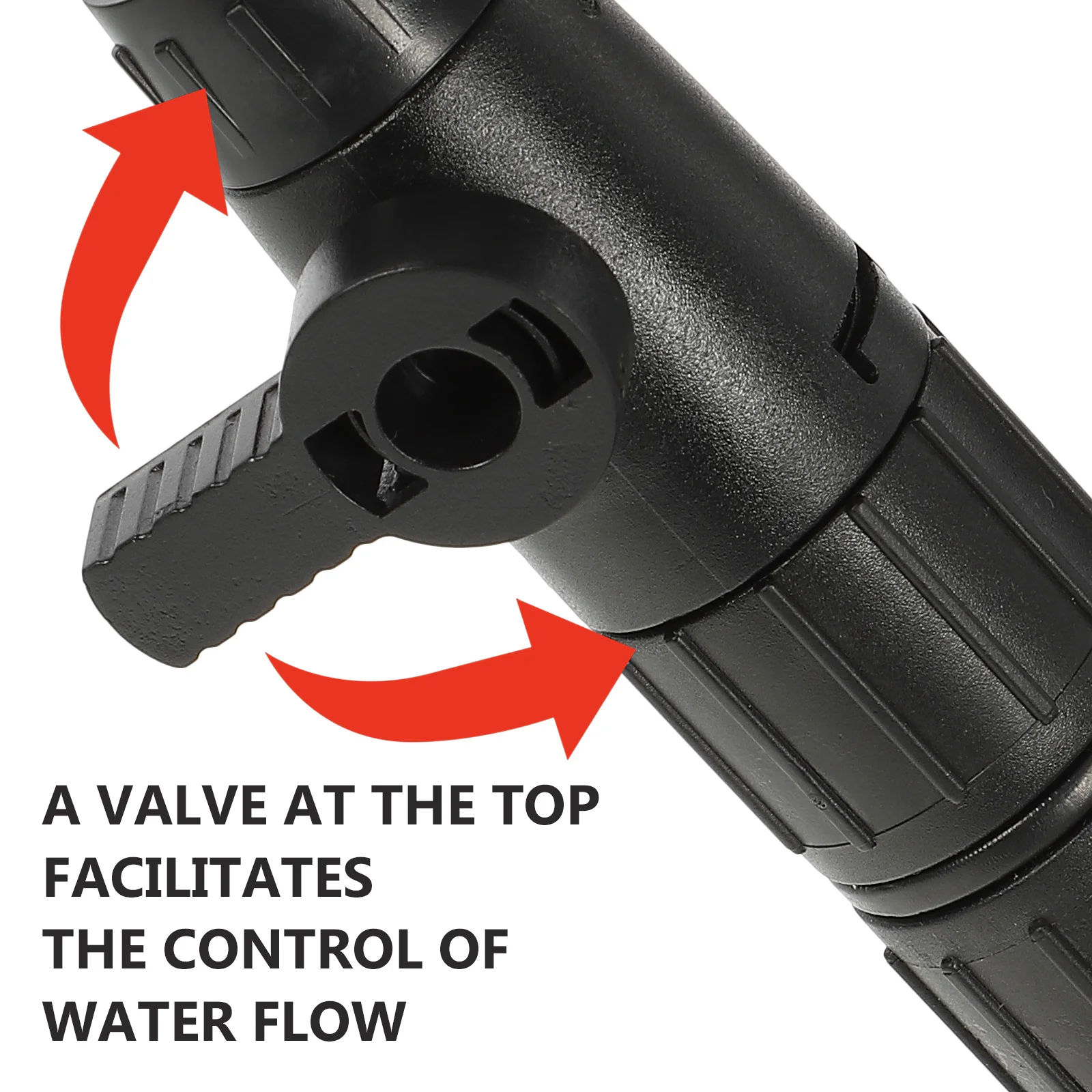 

Fish Tank Filter Hose Valves Stable ABS Plastic Water Flow Regulating Valve Aquarium Supply Parts Wave Maker for Aquarium