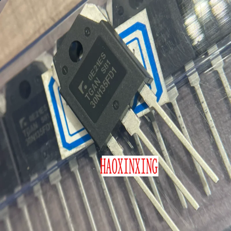 5PCS-20PCS TGAN30N135FD1 TO3P  IGBT 1350V 30A for high-power stuff like induction stoves, welding machines, and power control