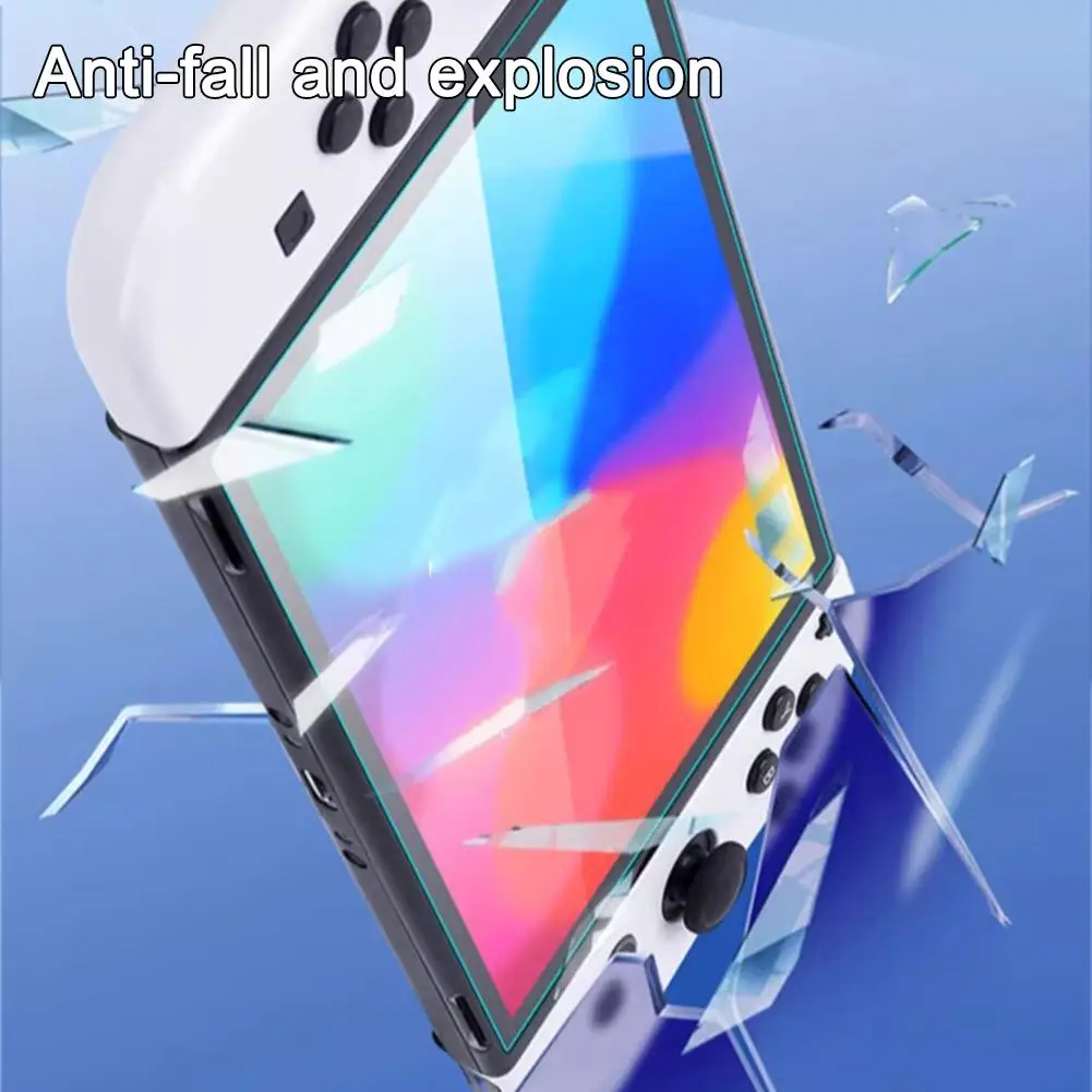 Proteggi schermo in vetro temperato compatibile con Switch 2 Proteggi schermo trasparente HD senza polvere con kit di allineamento automatico