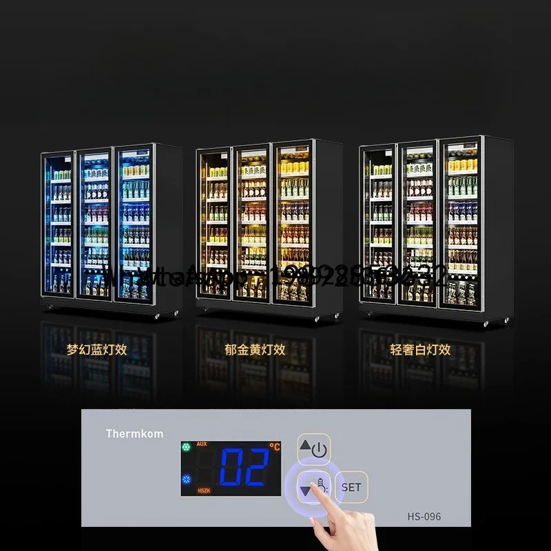 H3-20  Beverage Beer Cabinet Vertical Fresh Display Cabinet Refrigerator Commercial Refrigerated Cabinet