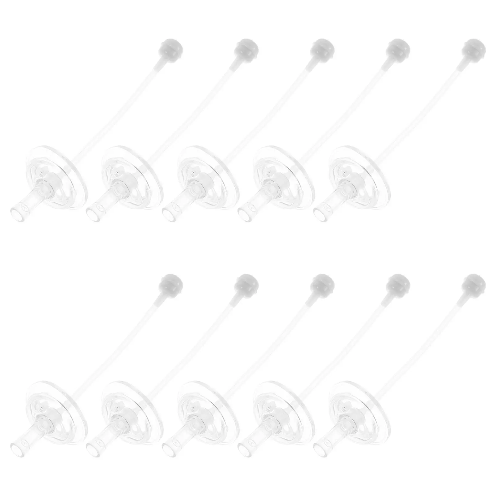 10Pcs Baby Bottle Straw Replacement Silicone Soft Leakproof Weighted Straws for Toddler Newborn Sippy Cup Travel Reusable Straw