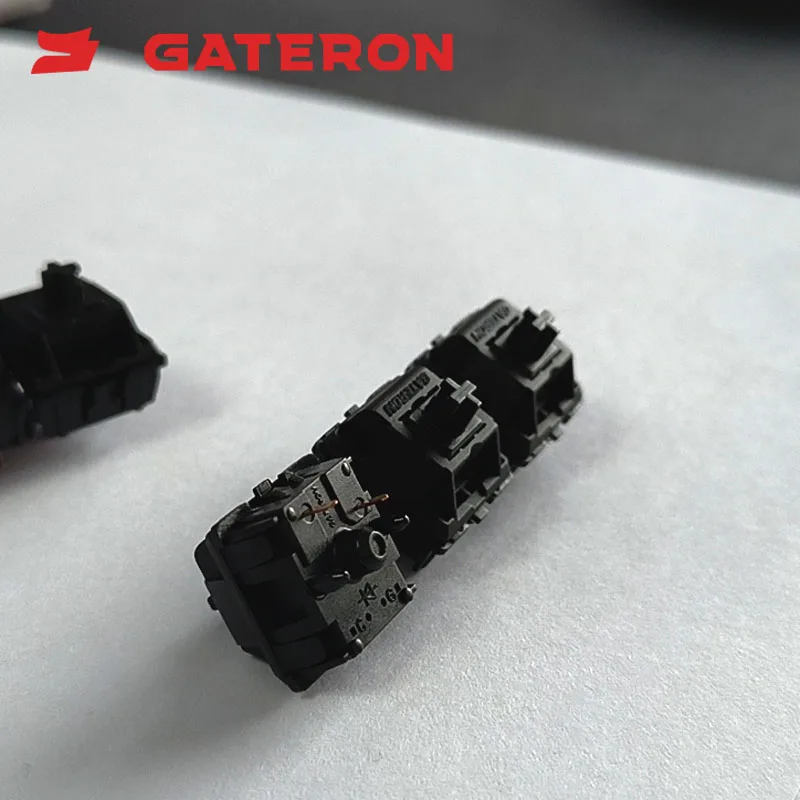 

Gateron Oil King Switch - 55g Linear G Pro Series Fully Auto-Lubricated Smooth Muted Sound 5-Pin 80M Clicks for Custom Keyboard