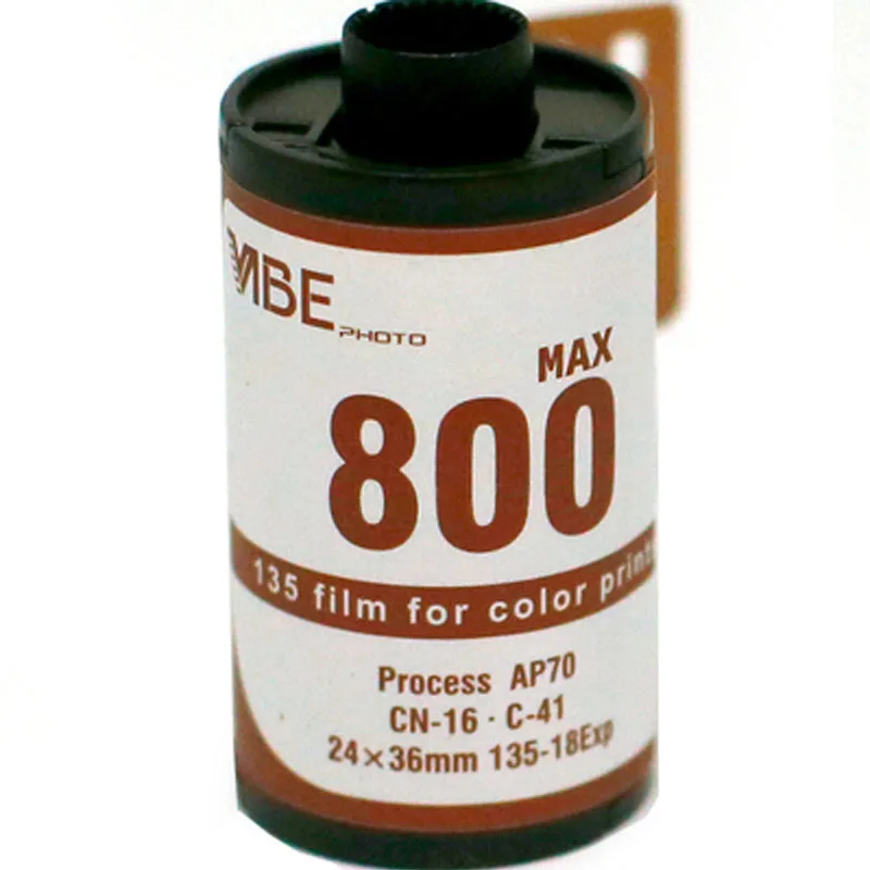 1/3/5/10Rolls VIBE Max 800 Color film ISO 800 135 Negative film 18EXP/Roll for Kodak VIBE 501F Camera (Expiration Date: 2025)