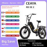 CEAYA R8-SE 20INCH ELECTRIC BIKE FAT TYRE 750W Motor 40Km/h 48V15AH Battery 7 Speed Women's E-bike Men's Electric City Bike