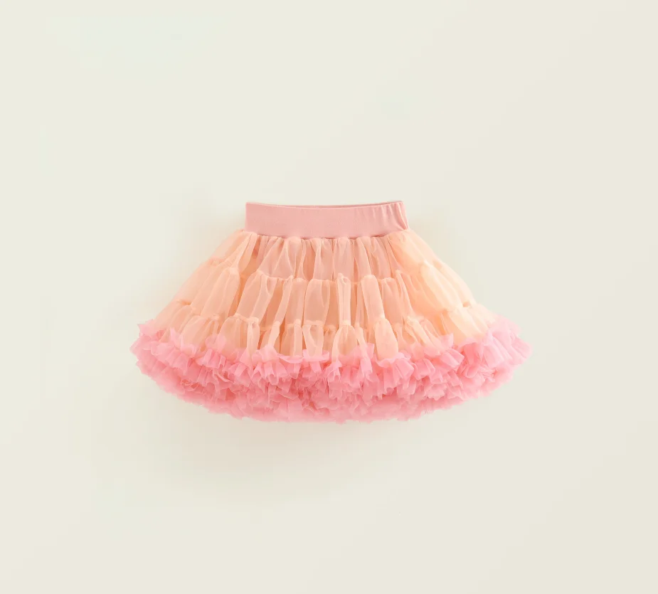 

Girls Tulle Tutu Skirt Toddler Layered Ruffle Cake Skirt Kids Ballet Party Dance Skirt
