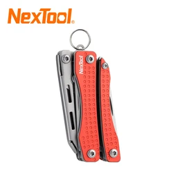 NexTool Mini Flagship Red Version 10 IN 1 Multi Functional Folding EDC Hand Tool Screwdriver Pliers Bottle Opener for Outdoor