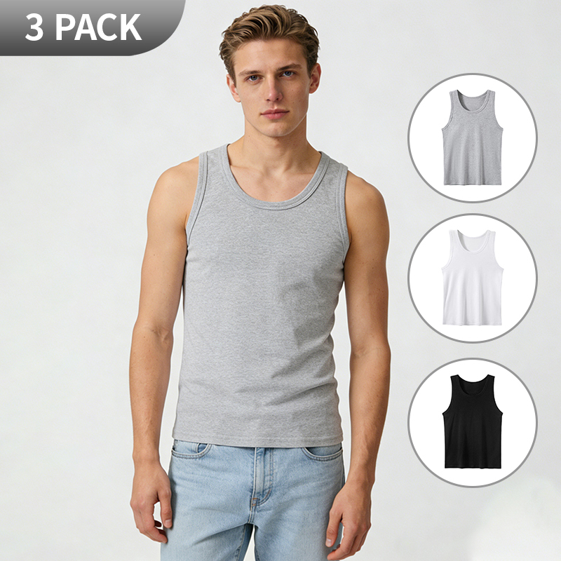  1/3-Piece Men's Short-Sleeved Plain-Color Summer Sports t-Shirt For Young People Comfortable For Home Use Multi-Functional 