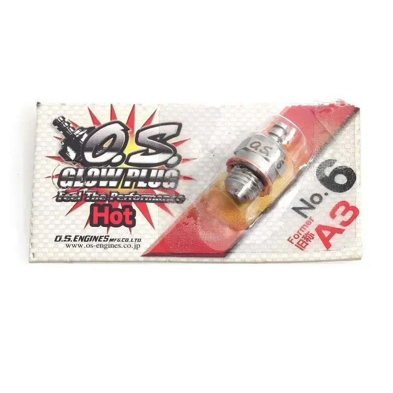 

RC Parts Glow Plug OS Former A3 No.6 #6 Standard Glow Plug Spark For RC Car Truck Nitro Engine