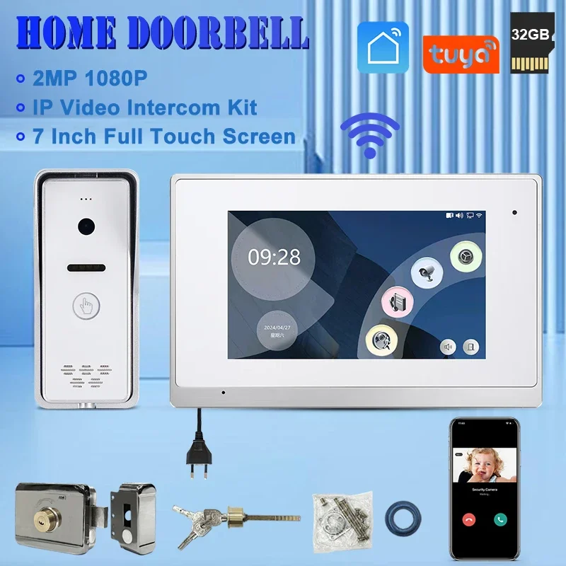 

Ip54 Ethernet Cable /4G Security Sip Video Door Phone Visual Video Intercom Apartment Door Access Control Smart Life Wifi