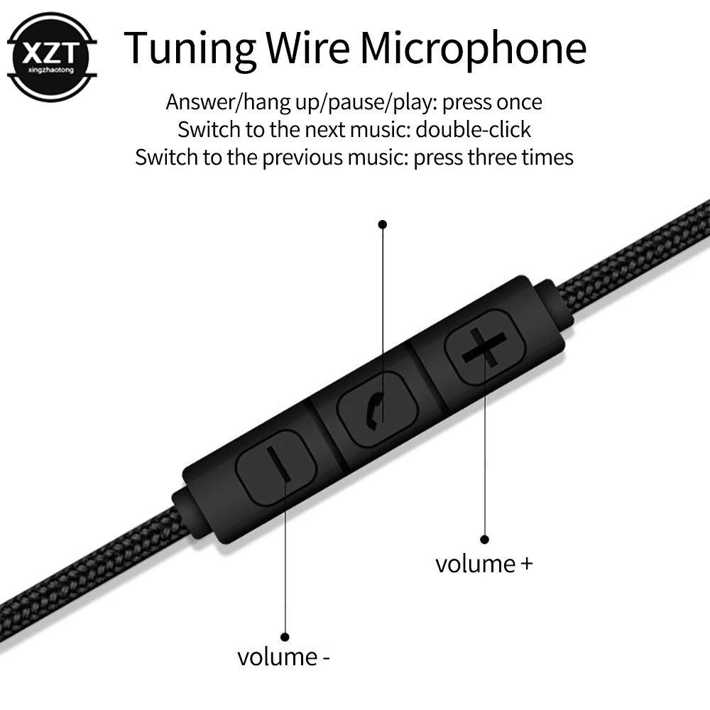 1.2m 오디오 케이블 잭 3.5mm 스피커 라인 Aux 케이블 수-수 마이크 포함 헤드폰 자동차 스피커 튜닝 와이어, 볼륨 컨트롤