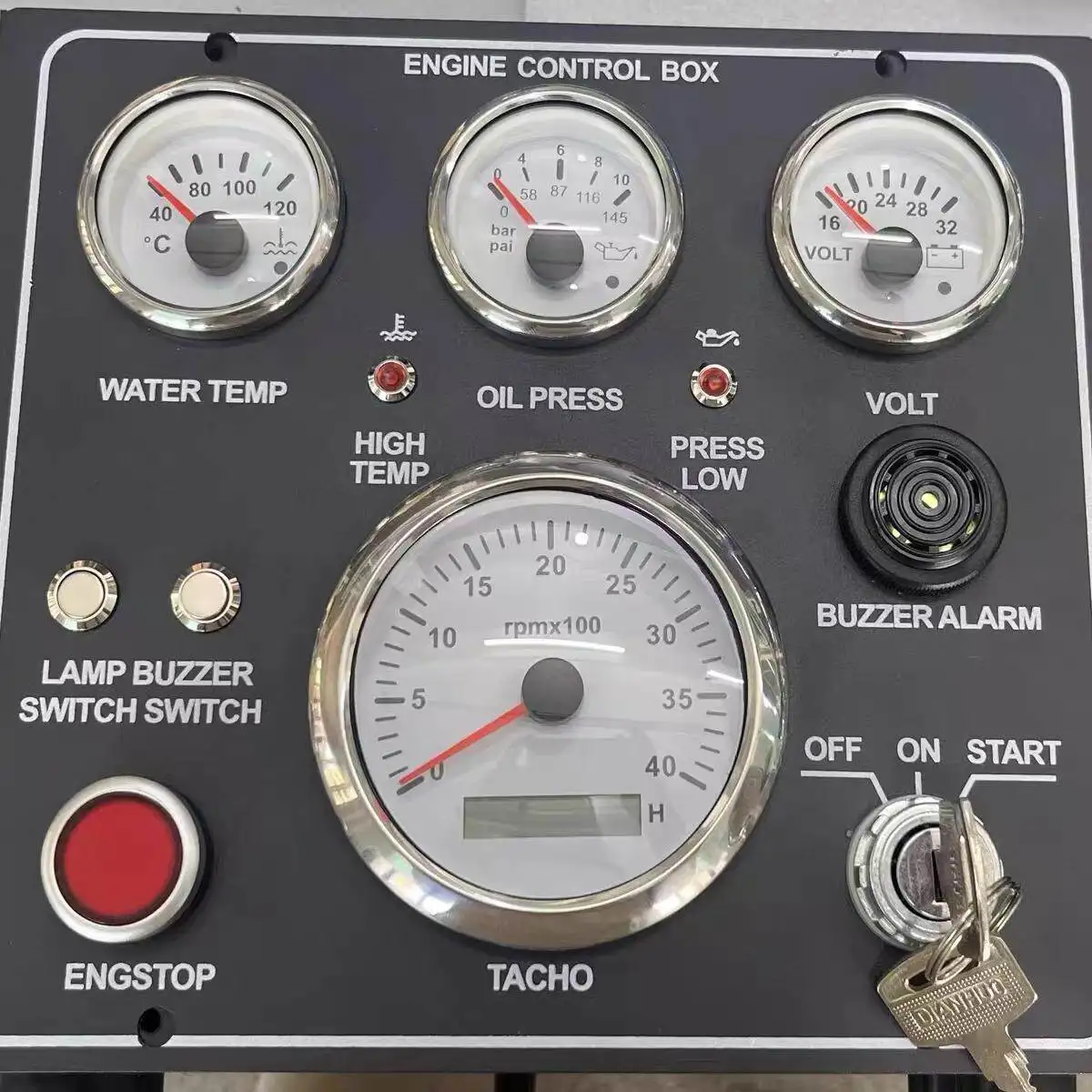 New engine generator set general combination instrument speed water temperature oil pressure voltage oil temperature  level 1PCS