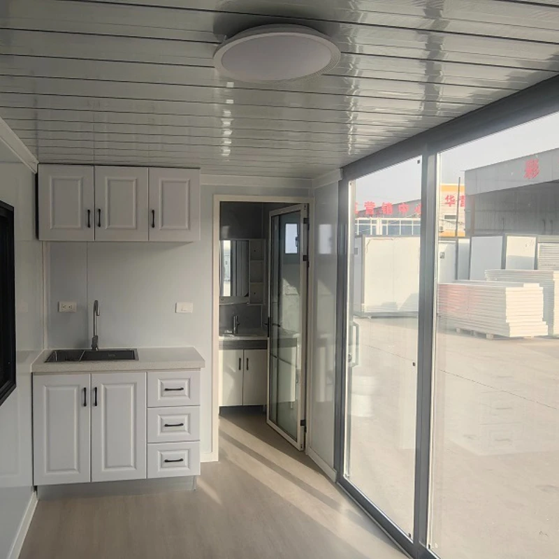 54㎡ 36㎡ Container House 40Ft 20Ft Expandable Prefab Container House Living Mobile Prefabricated Home Container With Kitchen