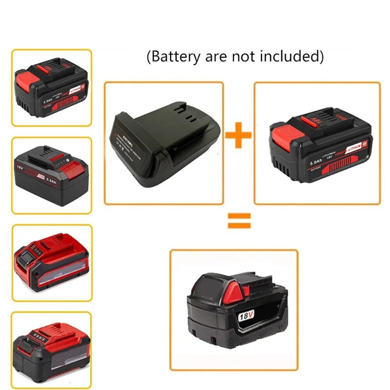 A74E-For 18V Li- Battery Adapter Converter To For 18V Li- Battery Tool