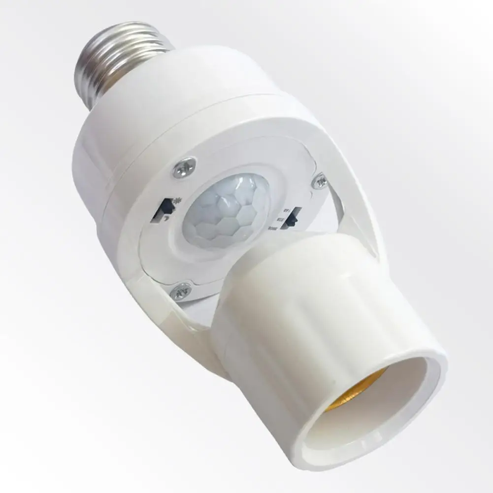 Lamp Holder Socket E27 Converter With PIR Motion Sensor Ampoule LED E27 Lamp Base Intelligent Light Bulb Switch MAX 30W
