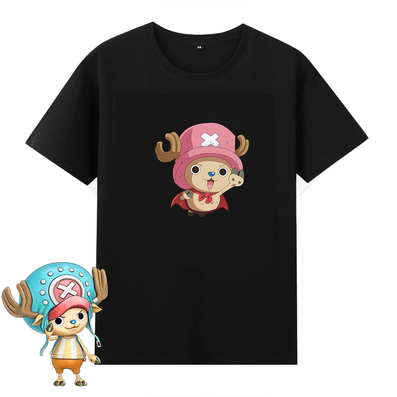

ONE Piece Cotton T-Shirt Children Chopper Q Version Paint Cosplay Costume Tee Top Trendy tPrint Short Sleeve Soft Clothes Git