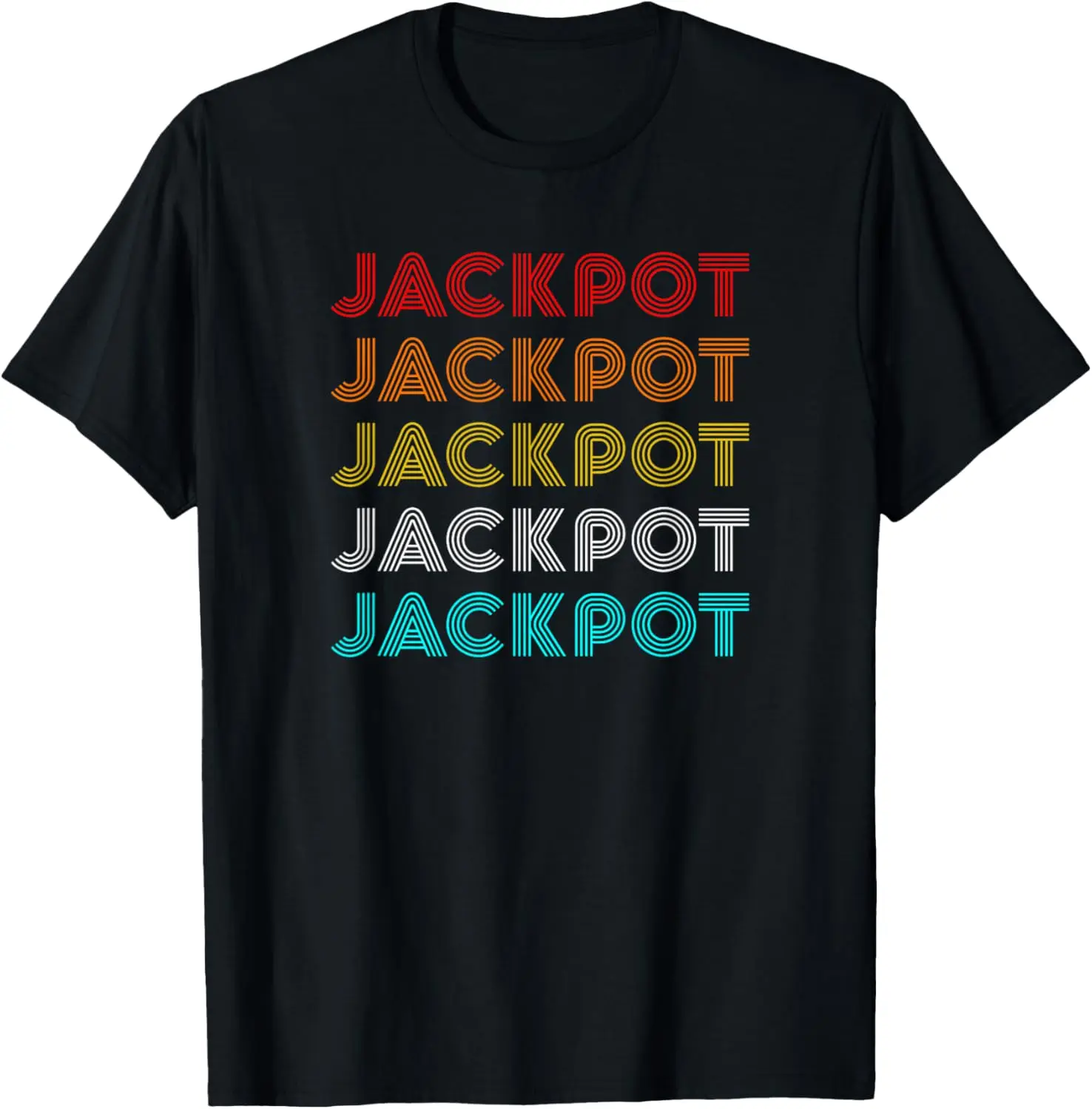 

Vintage Jackpot Retro Casino T-Shirt Motorcycle